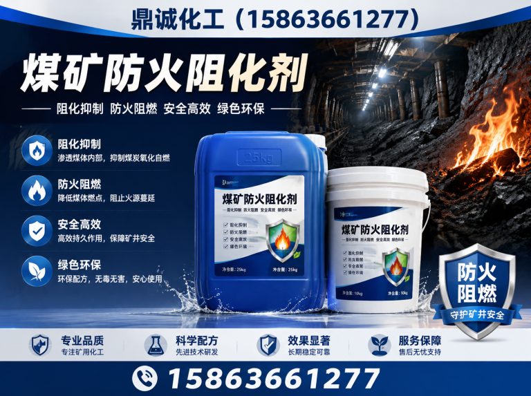 高密市煤矿防火阻化剂展示图